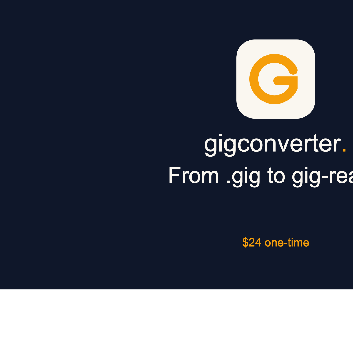 Gig Files GigConverter